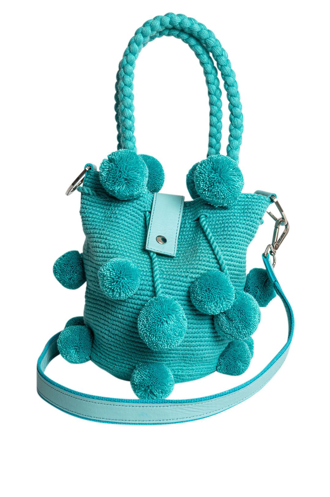 Claudio Montias-Small Woven Basket Bag-dgallerystore