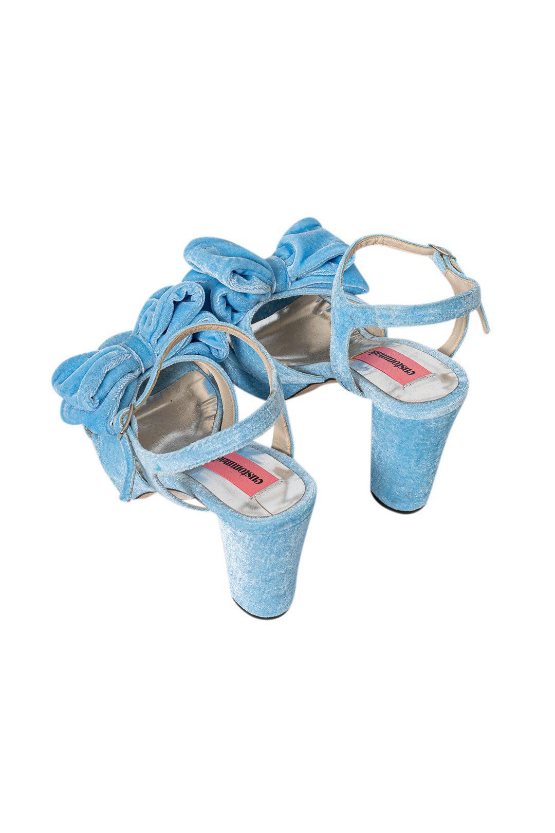 Custommade-Melody Velvet Sandals-dgallerystore