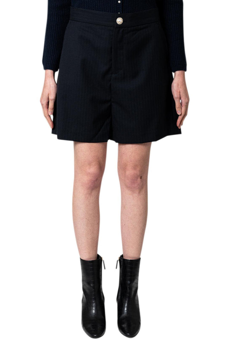 Custommade-Nynna Pinstriped Shorts-dgallerystore