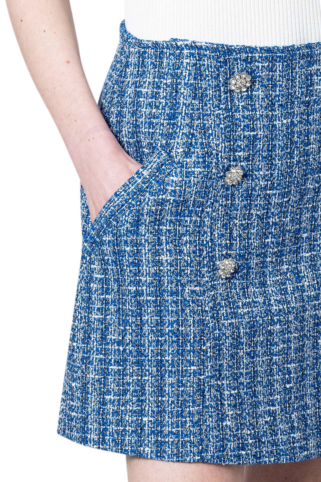 Custommade-Tweed Mini Skirt-dgallerystore