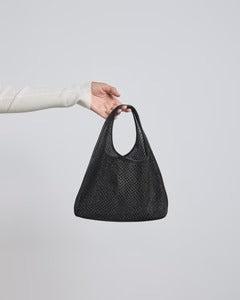 Dear Frances-Small Mesh Sacchetto, Black Crystal-dgallerystore