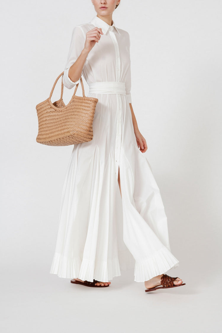 Dragon Diffusion-Nantucket big natural woven leather bag handmade-dgallerystore