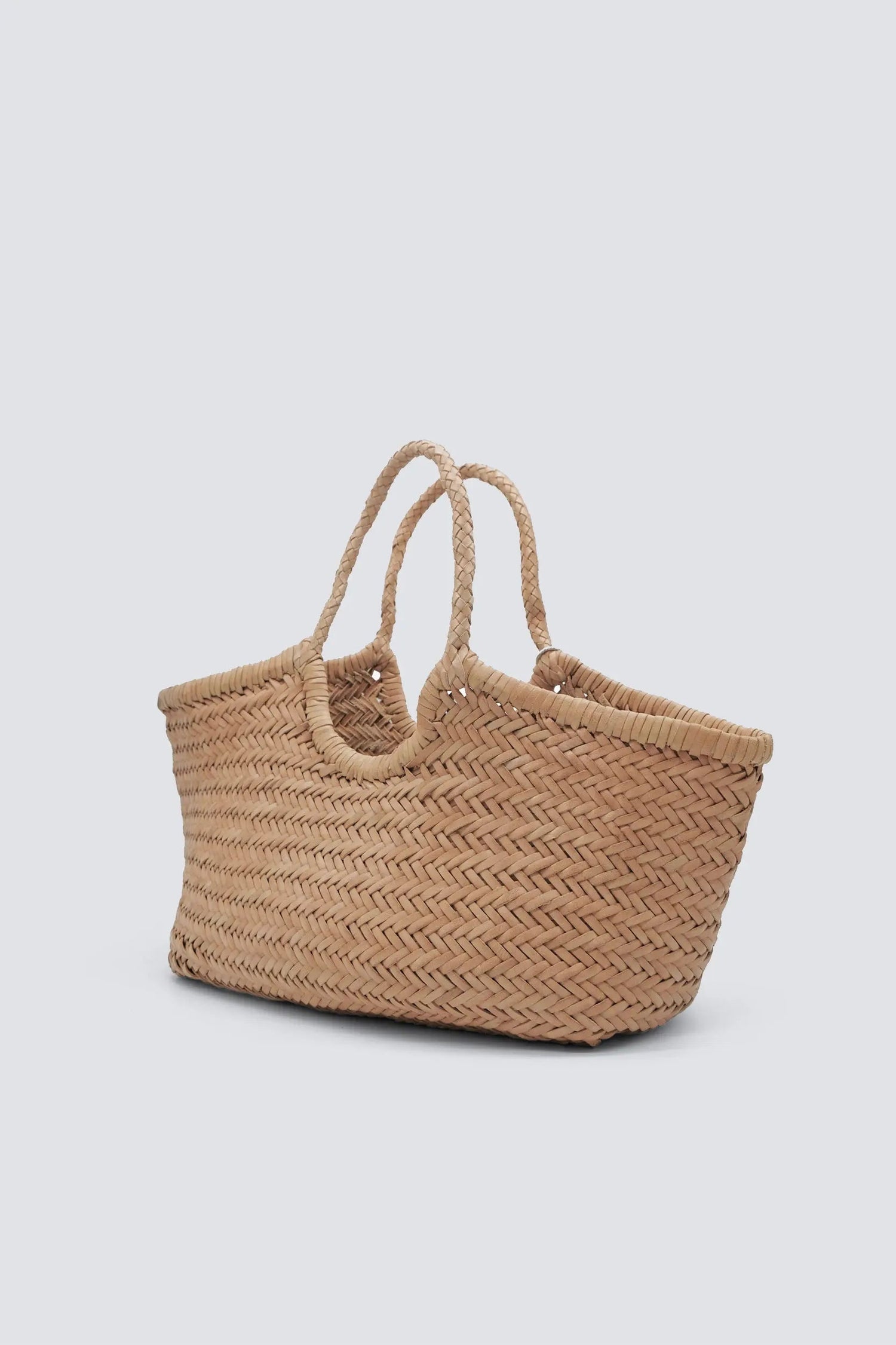 Dragon Diffusion-Nantucket big natural woven leather bag handmade-dgallerystore