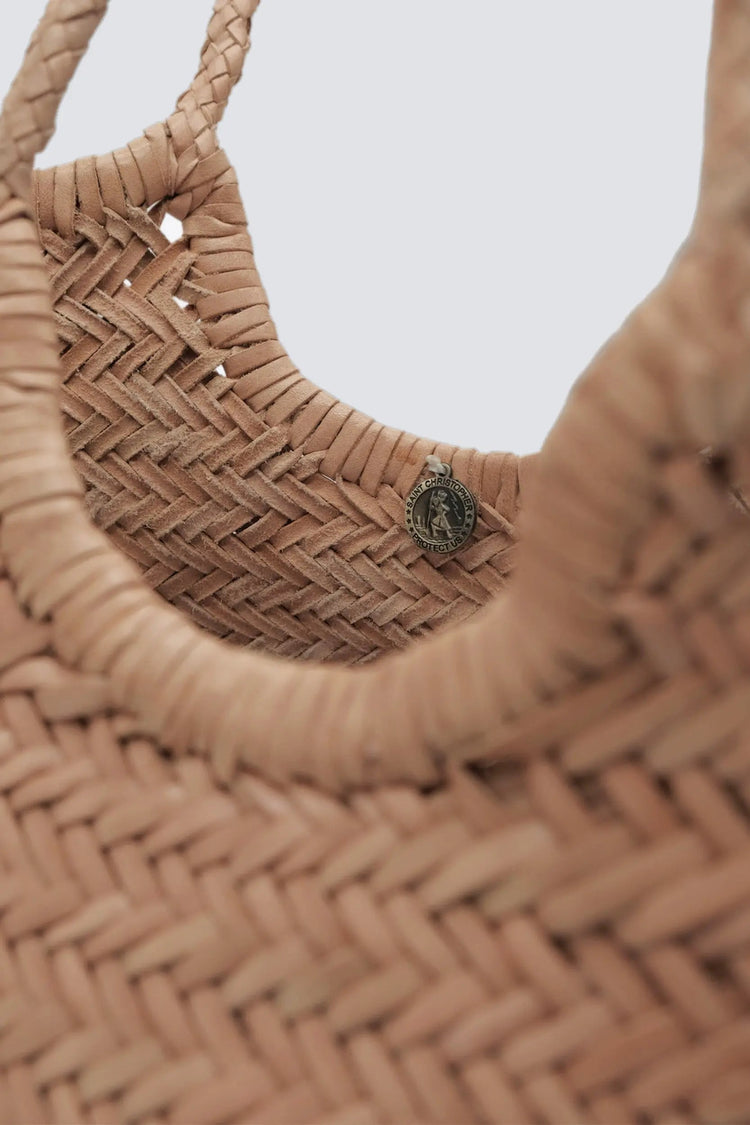 Dragon Diffusion-Nantucket big natural woven leather bag handmade-dgallerystore