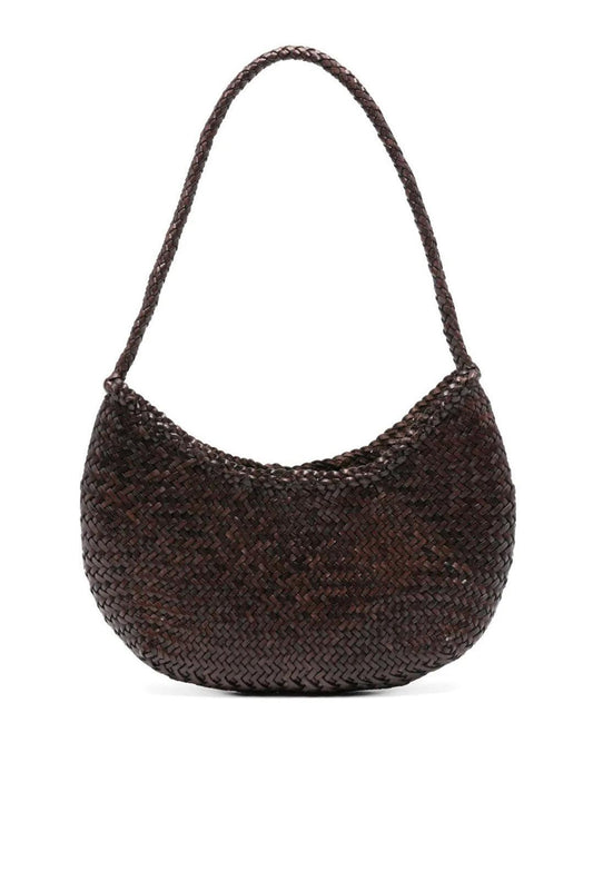 Dragon Diffusion-Nova luna shoulder bag dark brown-dgallerystore