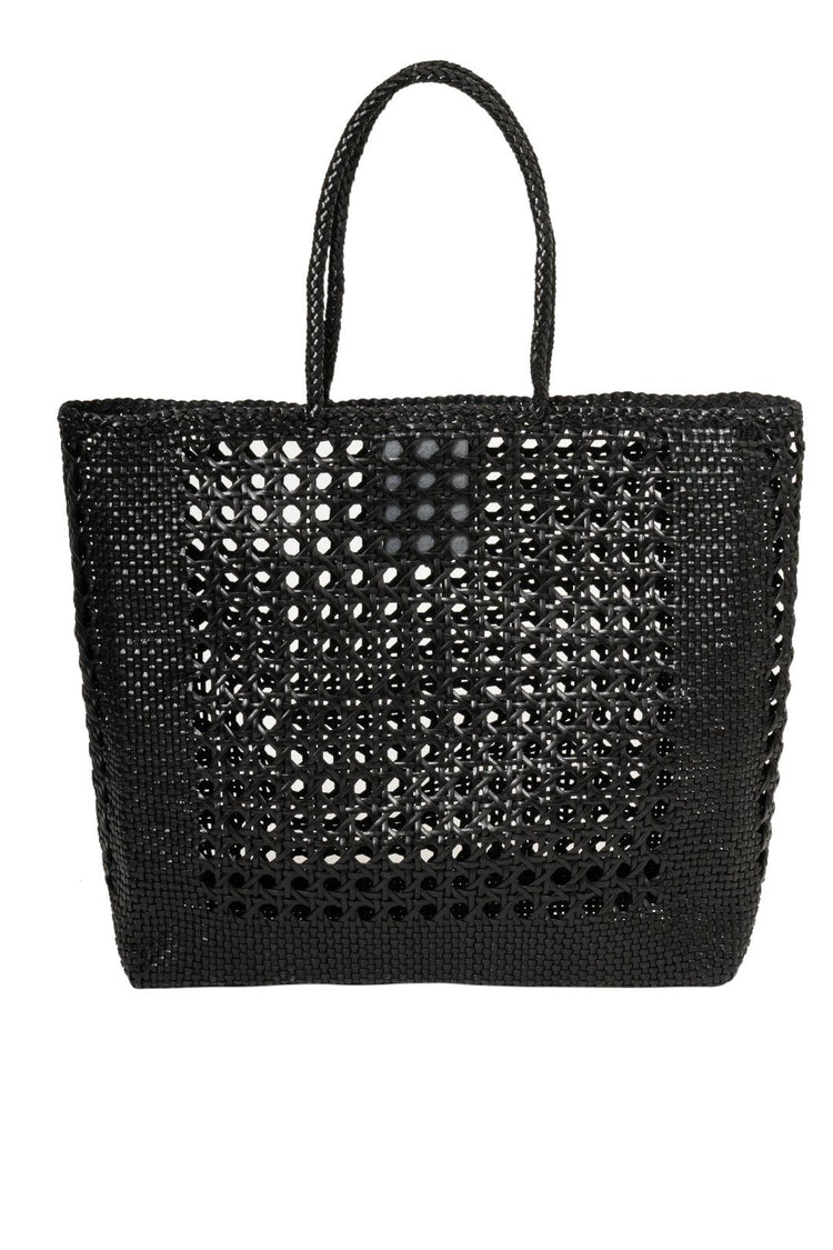 Dragon Diffusion-Open Cannage Weave Tote-dgallerystore