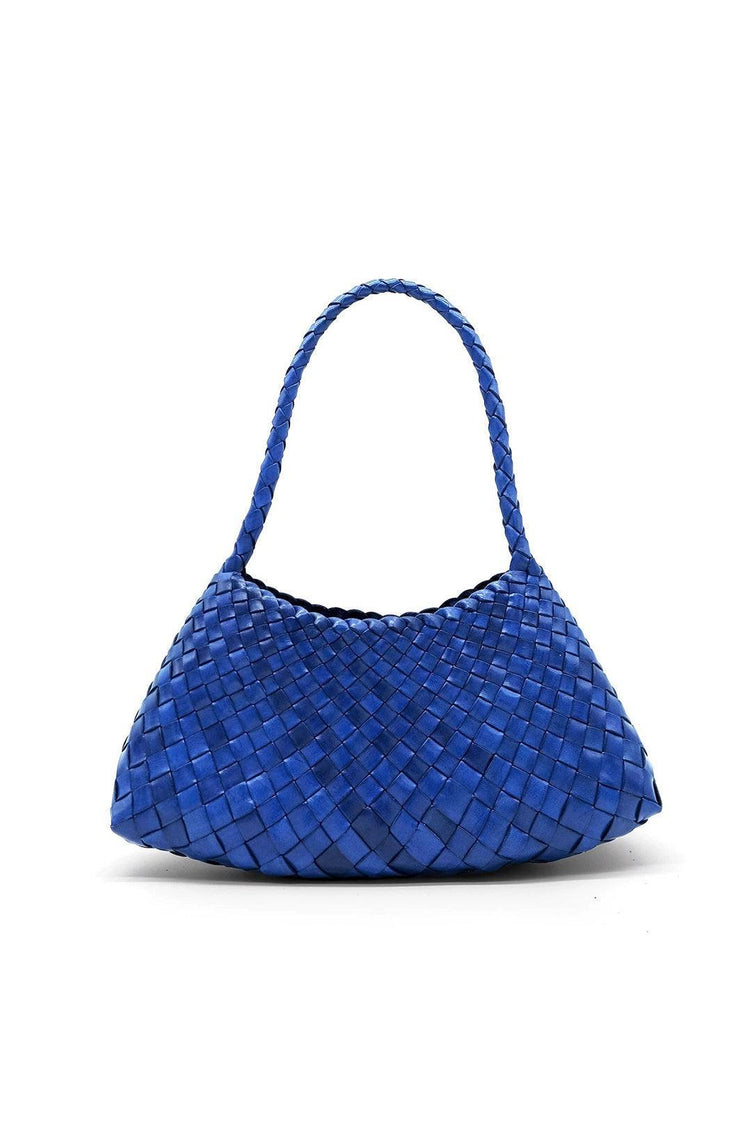 Dragon Diffusion-Rosanna navy woven leather bag-dgallerystore