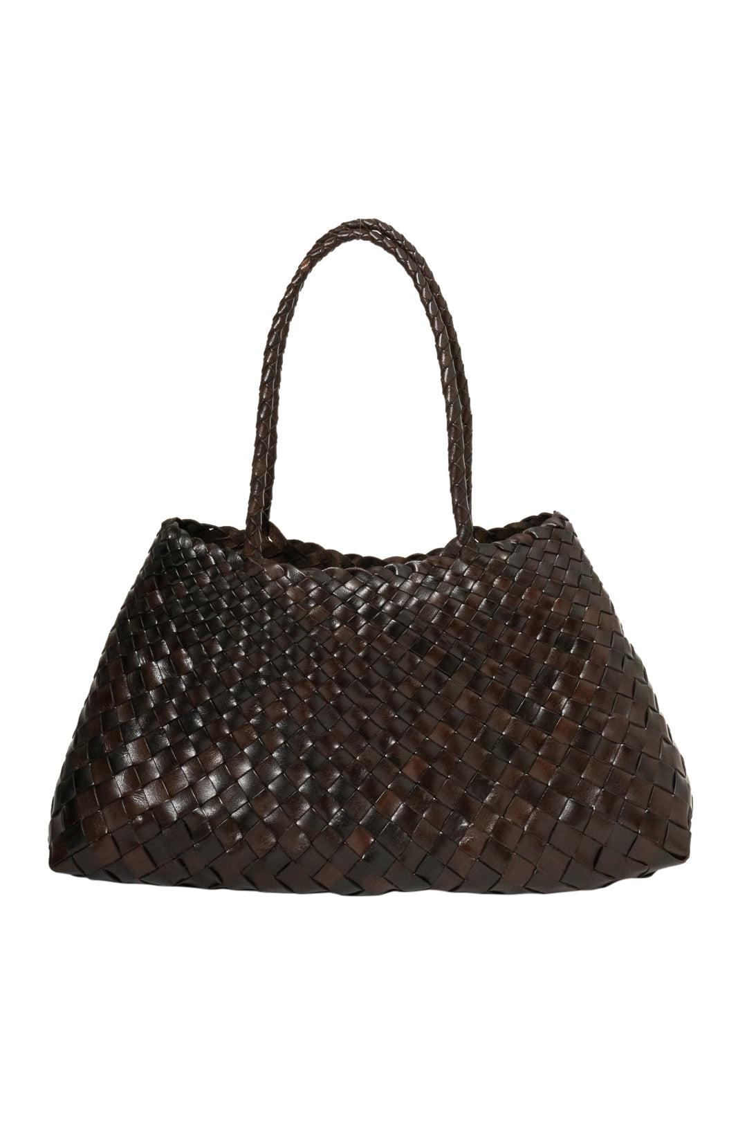 Dragon Diffusion-Santa Croce Bag Big-DGW48892 DK.BROWN-dgallerystore