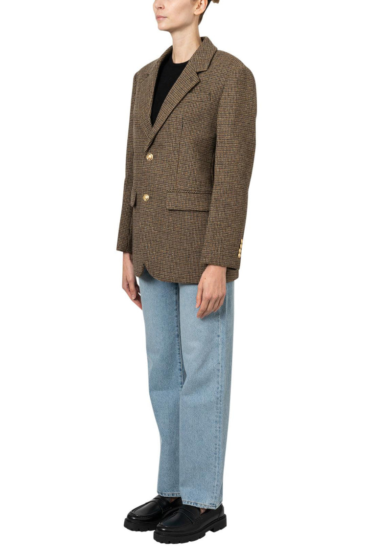 Dunst-Classic Two Button Wool Oversized Blazer-dgallerystore