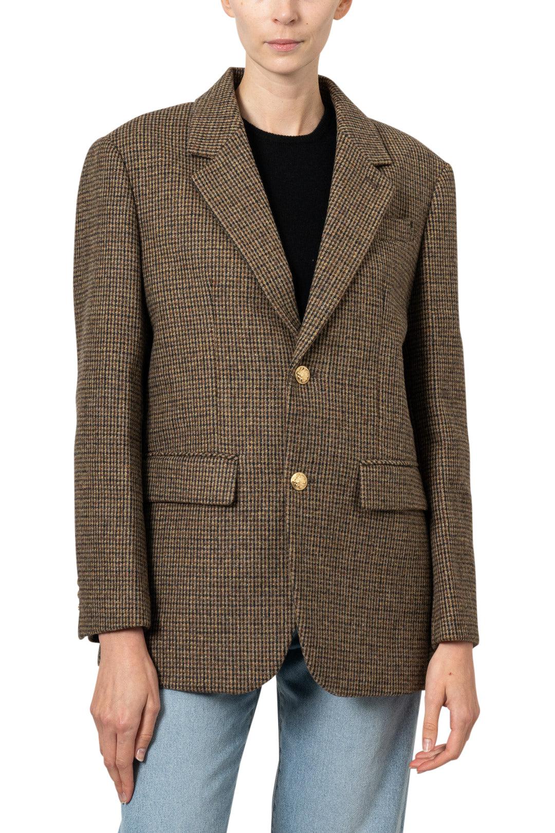 Dunst-Classic Two Button Wool Oversized Blazer-dgallerystore