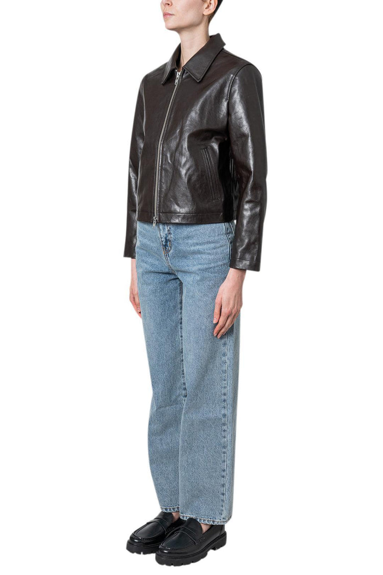 Dunst-Unisex Calf Skin Zip-Up blouson jacket-dgallerystore