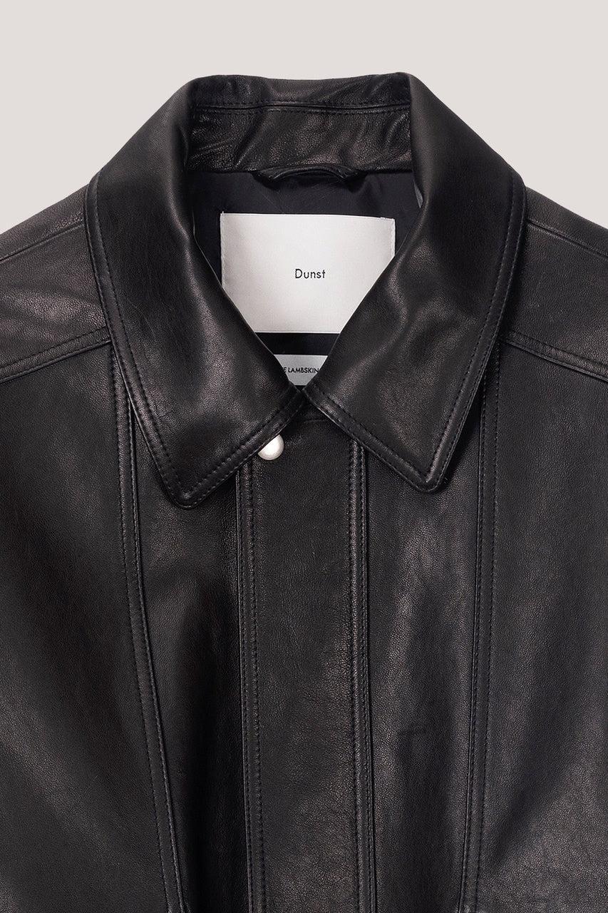 Dunst-Unisex oversized vintage leather blouson black-dgallerystore