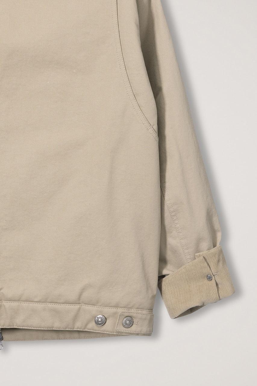 Dunst-Unisex vintage padded work jacket beige-dgallerystore