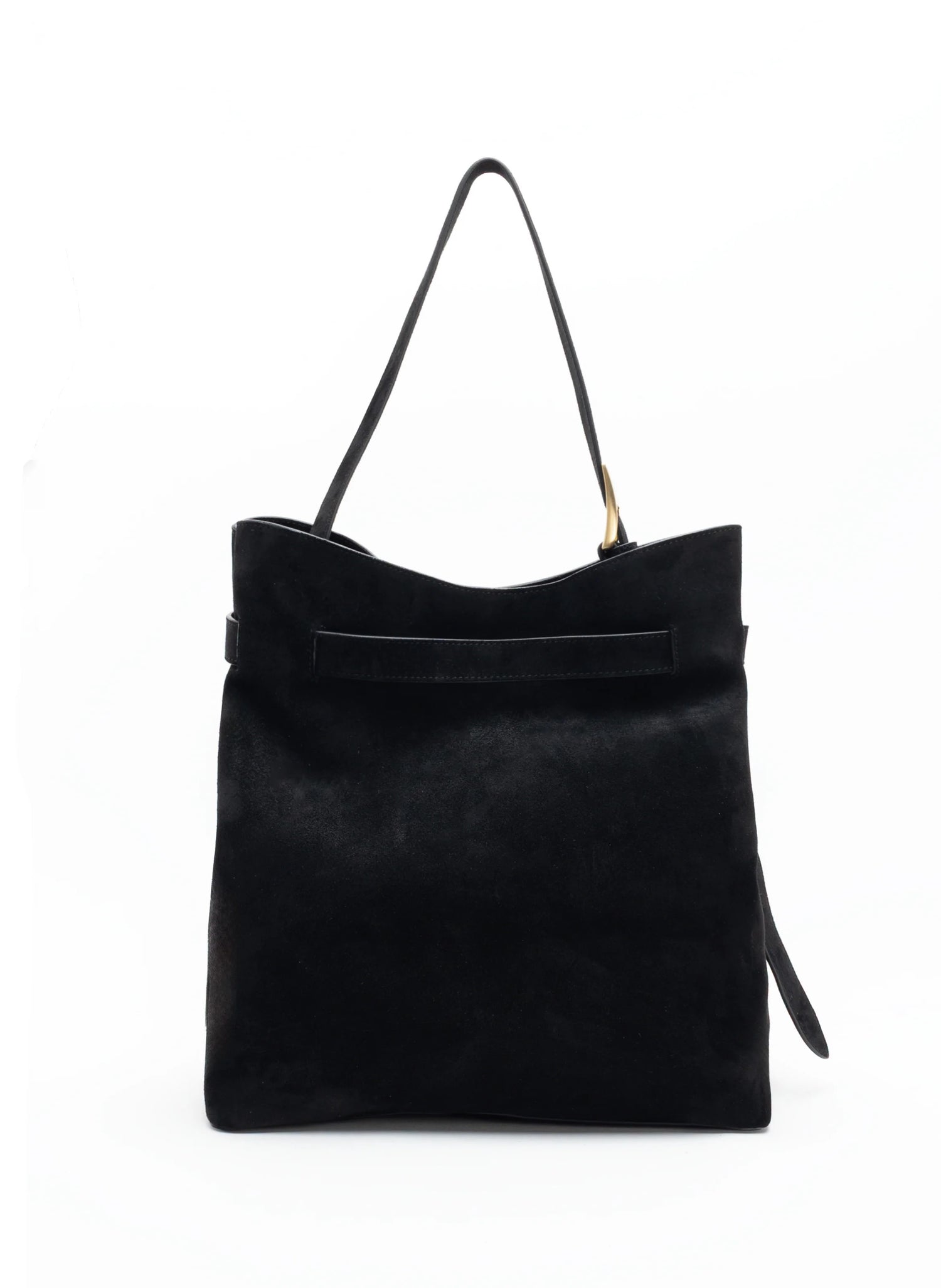 Elleme-Belt Bag Suede Black-dgallerystore