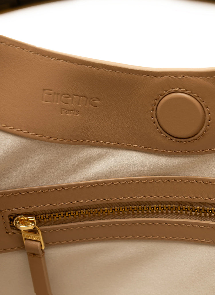 Elleme-Boomerang leather cappuccino-dgallerystore