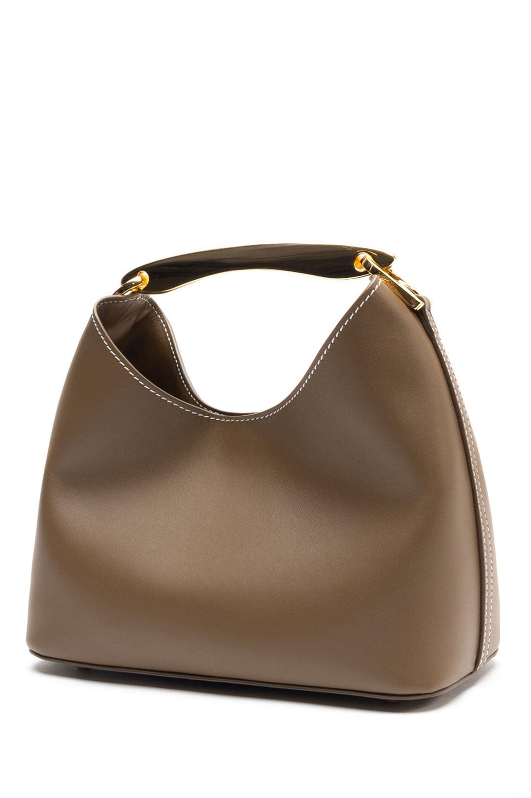 Elleme-Boomerang leather rock white stitches-dgallerystore