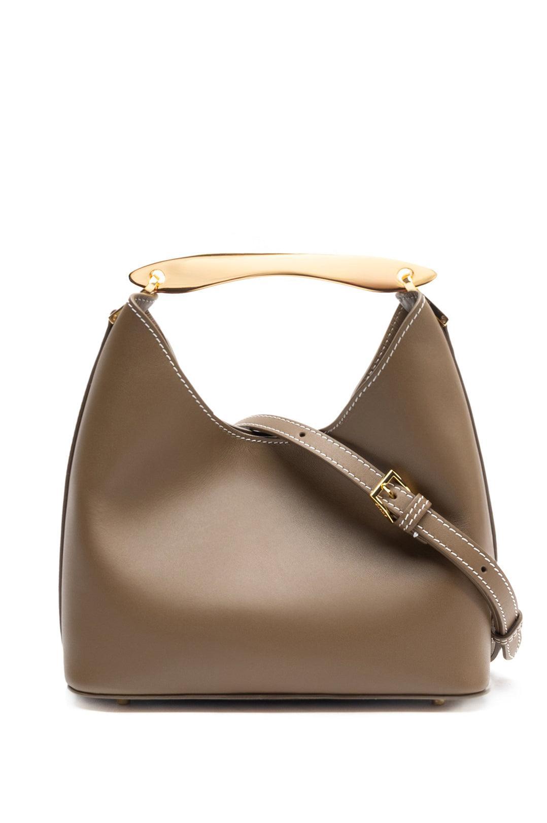 Elleme-Boomerang leather rock white stitches-dgallerystore