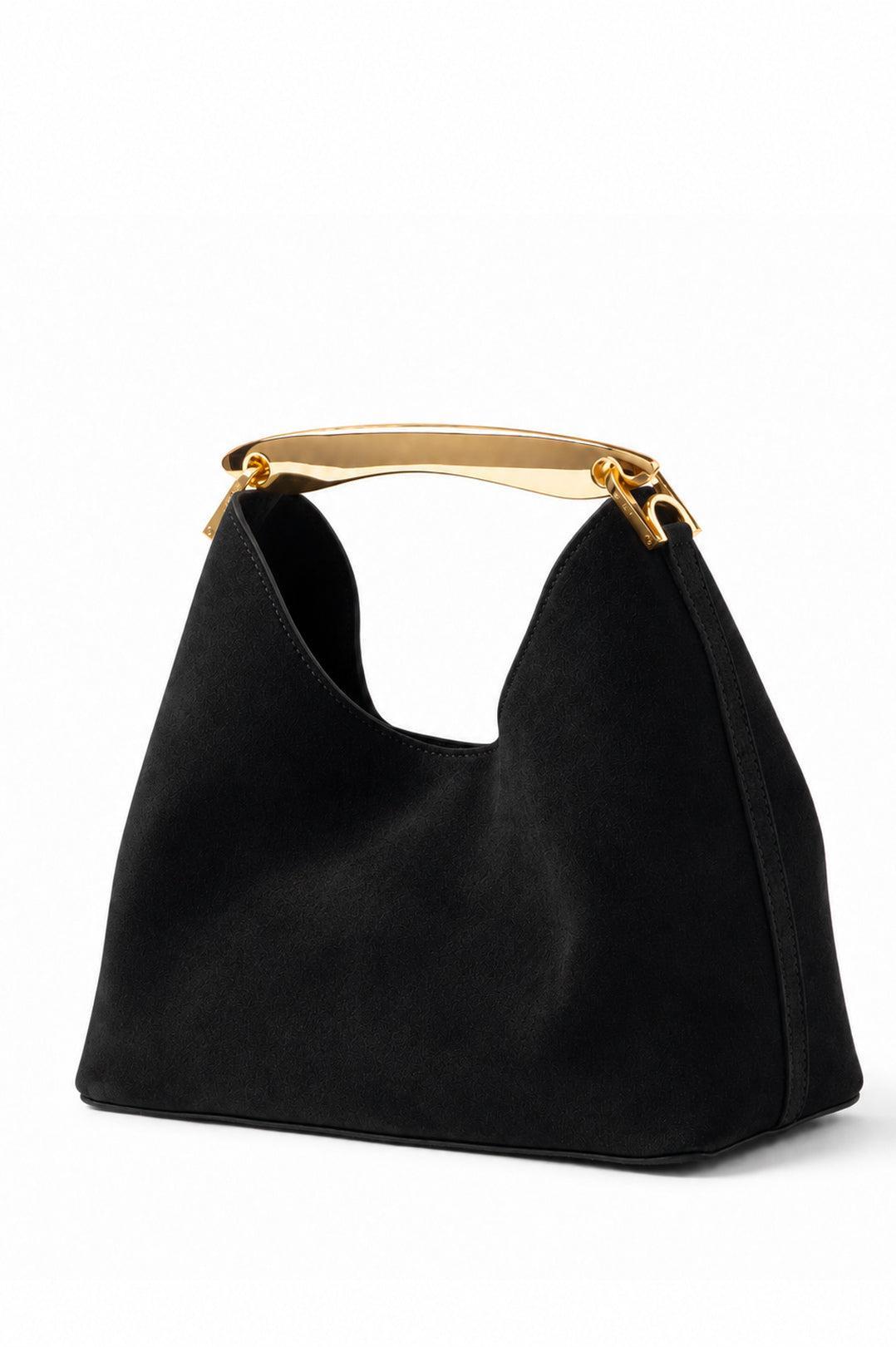 Elleme-Boomerang suede black-dgallerystore