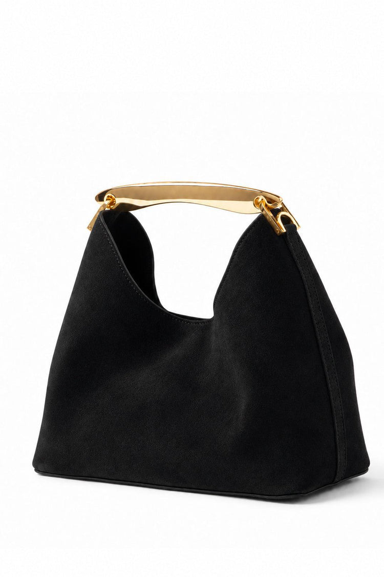 Elleme-Boomerang suede black-dgallerystore
