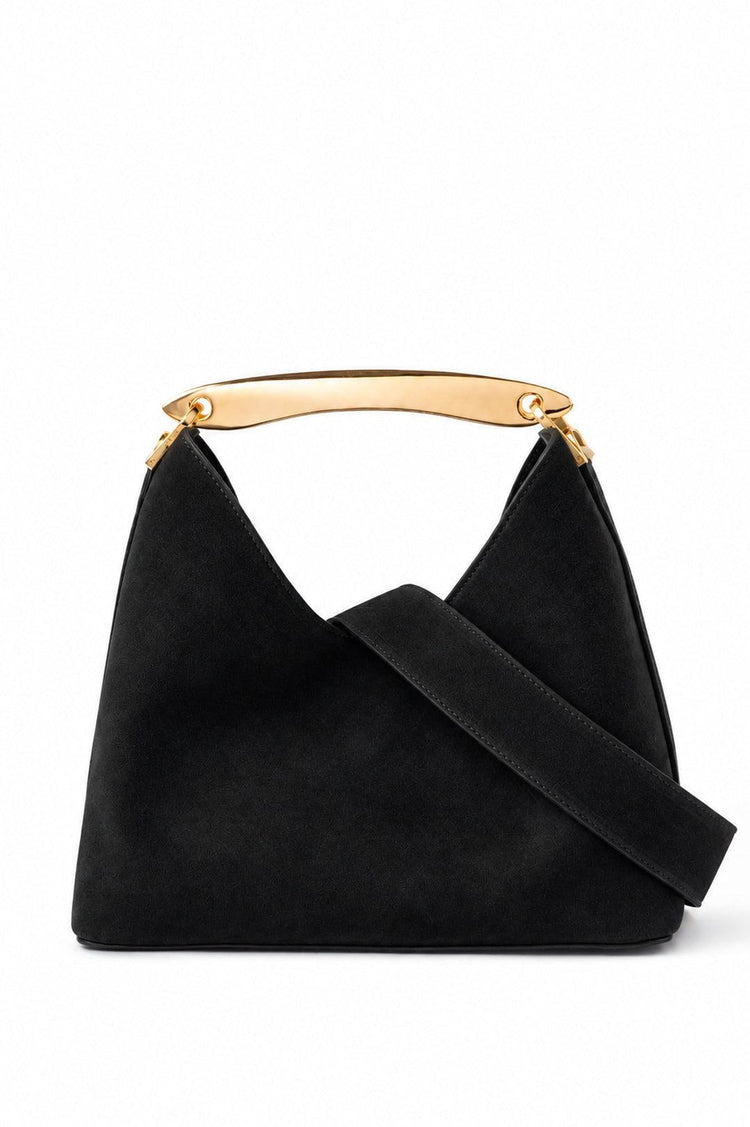 Elleme-Boomerang suede black-dgallerystore