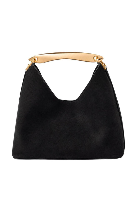 Elleme-Boomerang suede black-dgallerystore