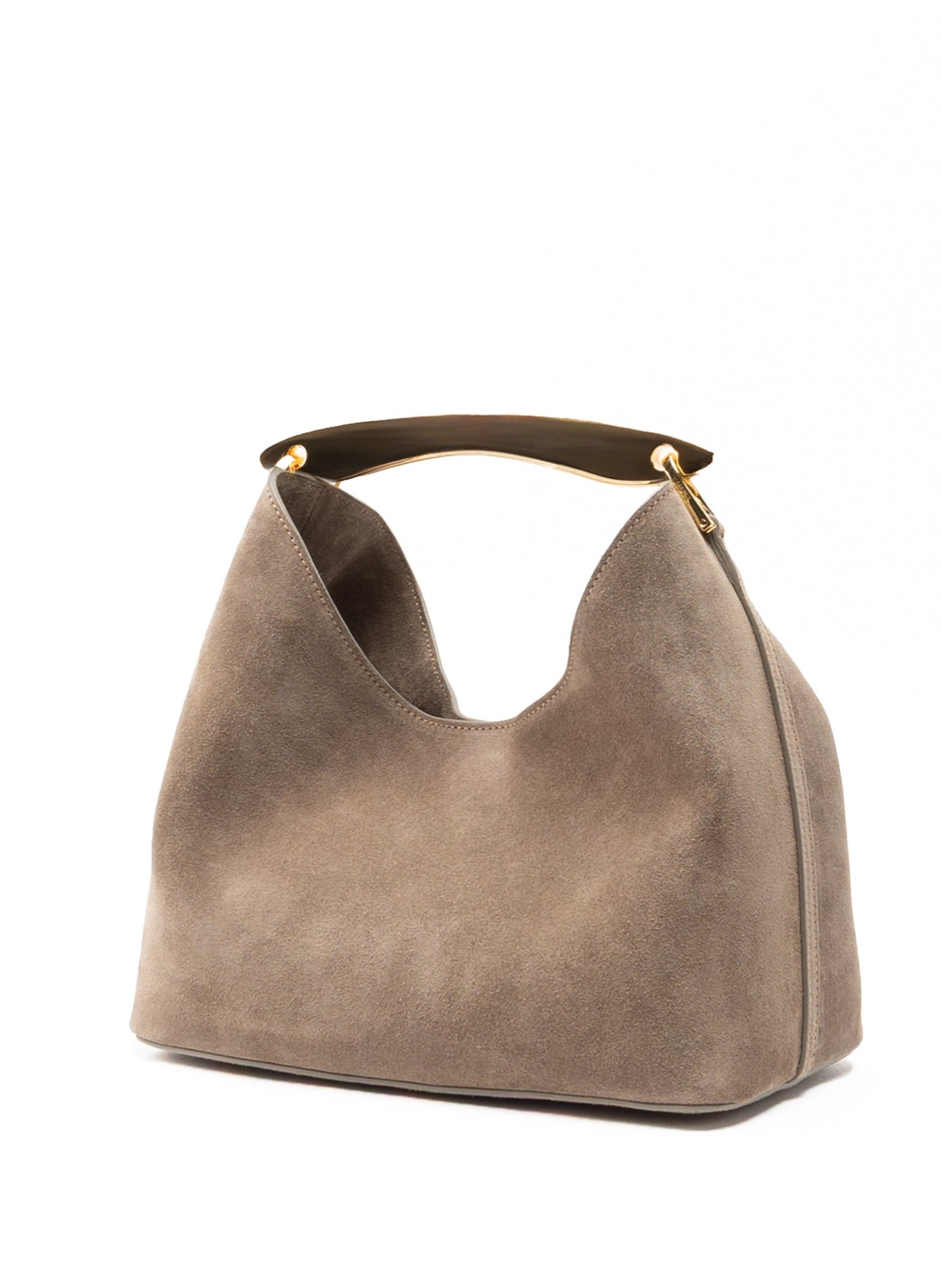 Elleme-Boomerang suede taupe-dgallerystore