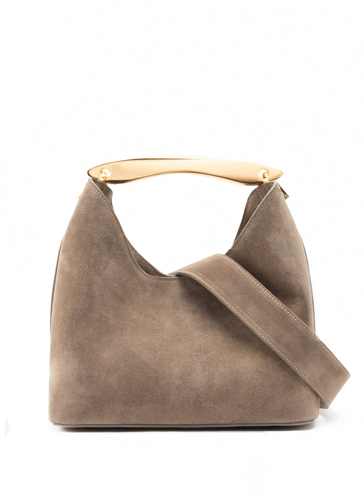 Elleme-Boomerang suede taupe-dgallerystore