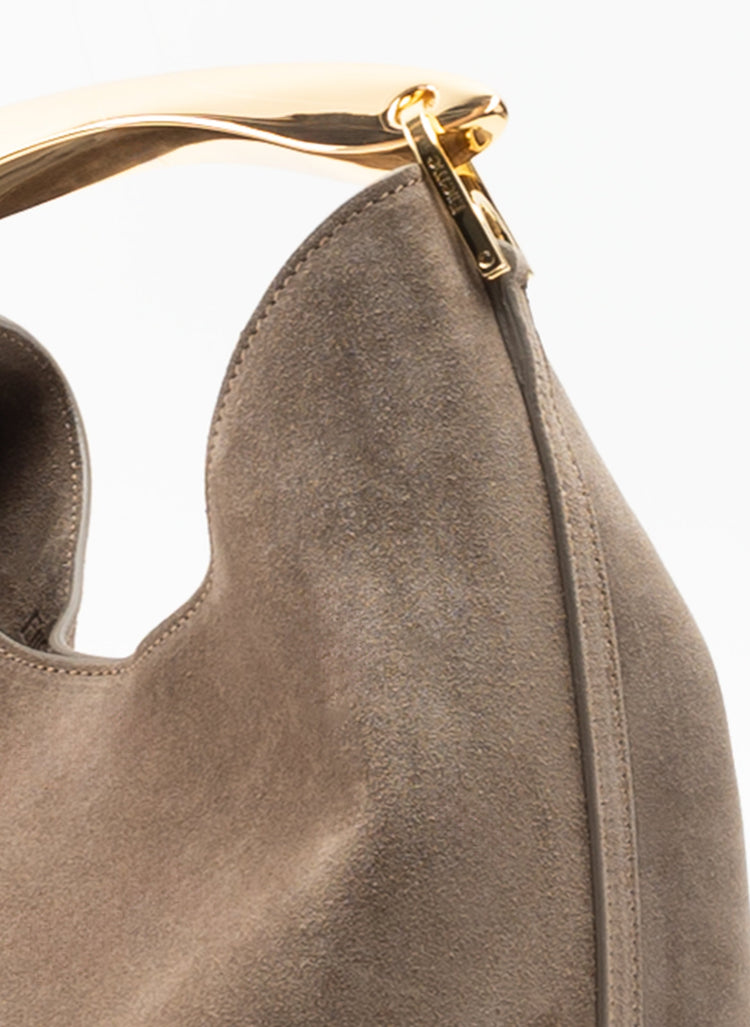 Elleme-Boomerang suede taupe-dgallerystore