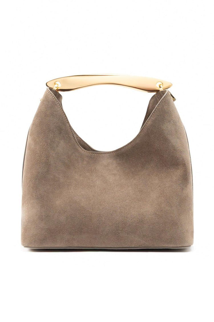 Elleme-Boomerang suede taupe-dgallerystore
