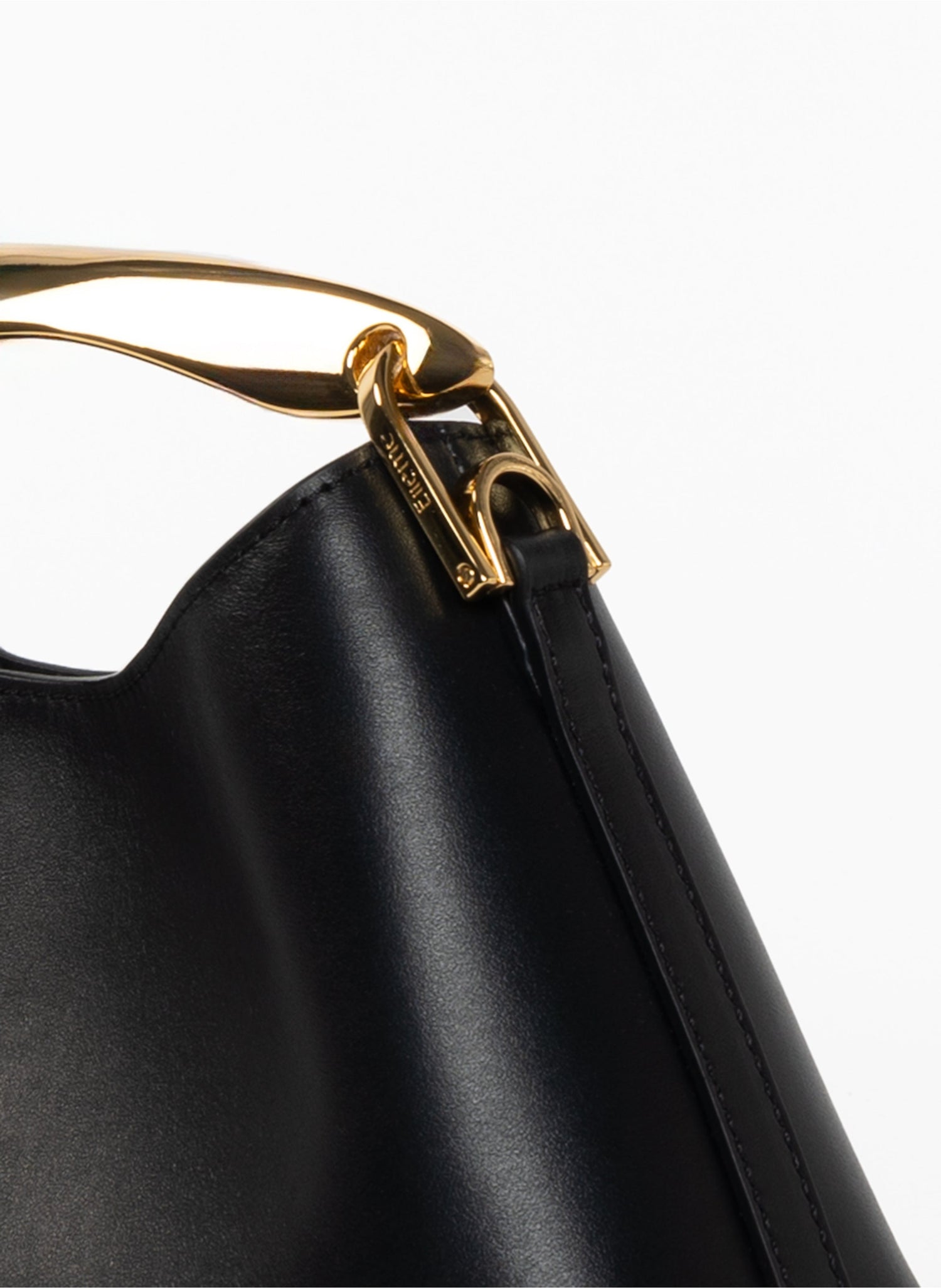 Elleme-Mini boomerang leather black-dgallerystore