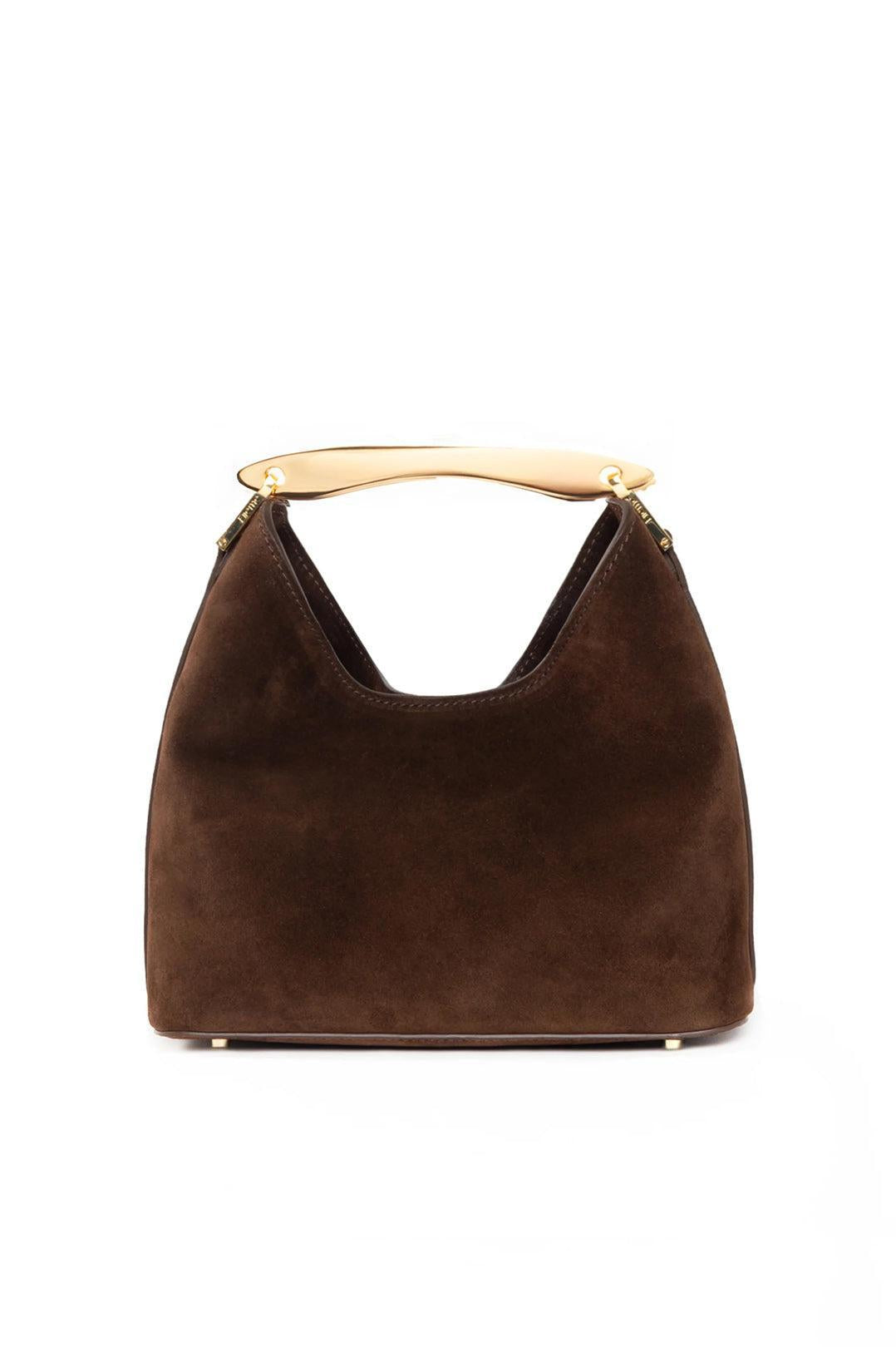 Elleme-Small Boomerang Suede Brownie-dgallerystore