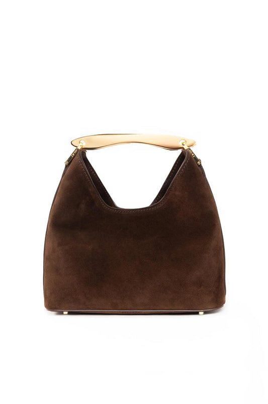 Elleme-Small Boomerang Suede Brownie-dgallerystore