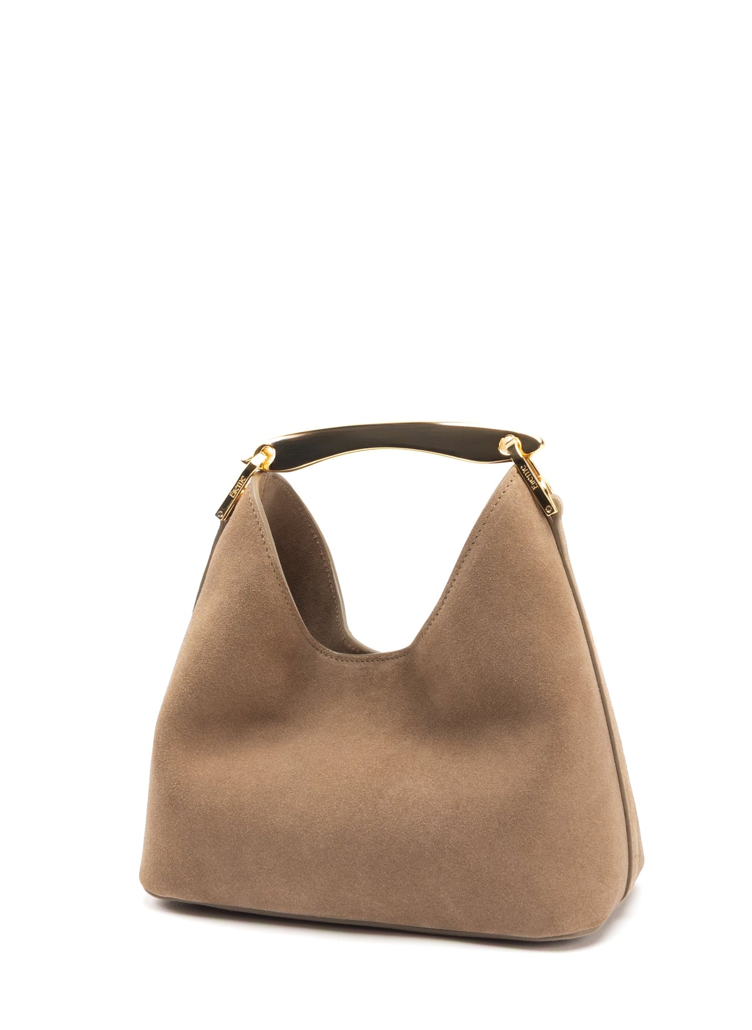 Elleme-Small boomerang suede tan-dgallerystore