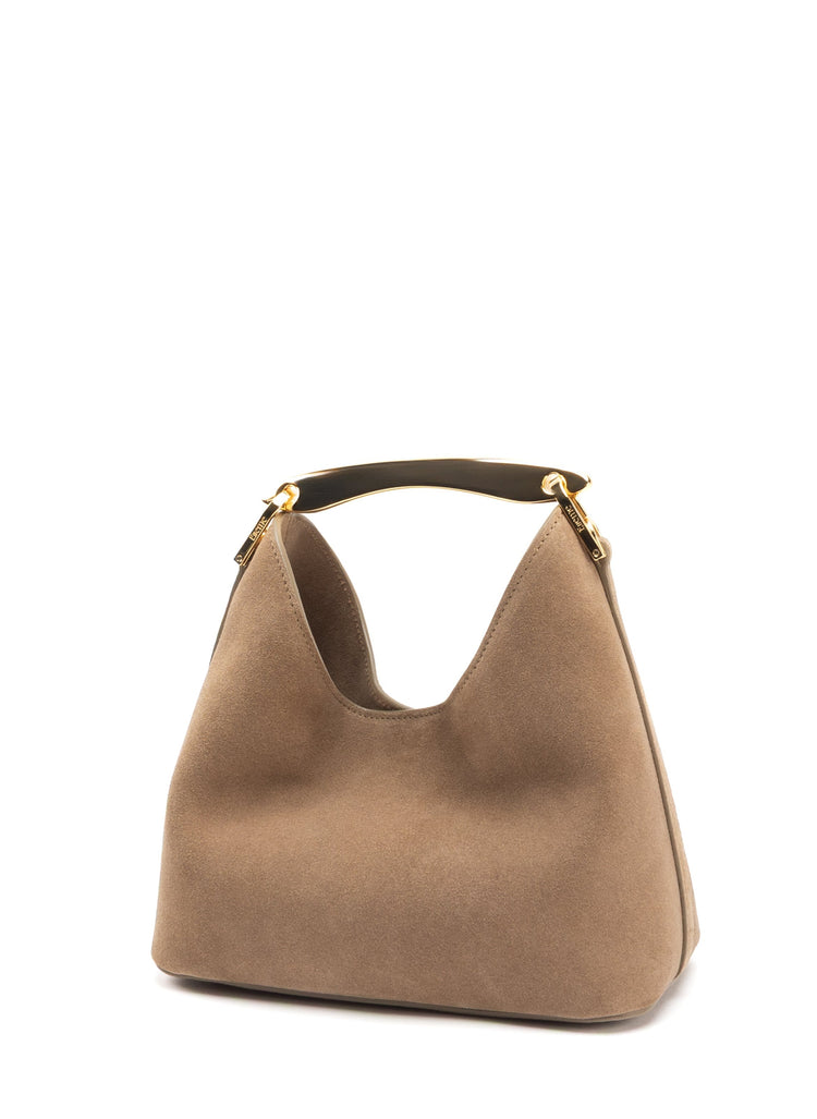 Elleme-Small boomerang suede tan-dgallerystore
