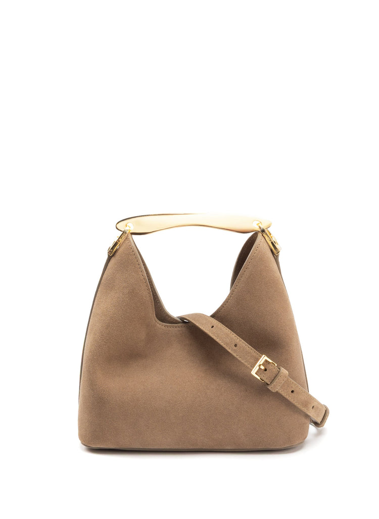 Elleme-Small boomerang suede tan-dgallerystore