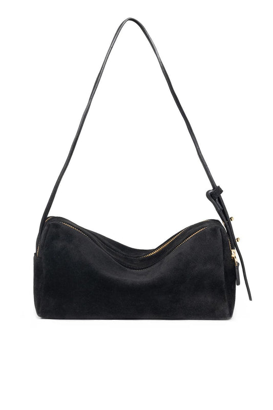Elleme-Trousse Suede Black-dgallerystore