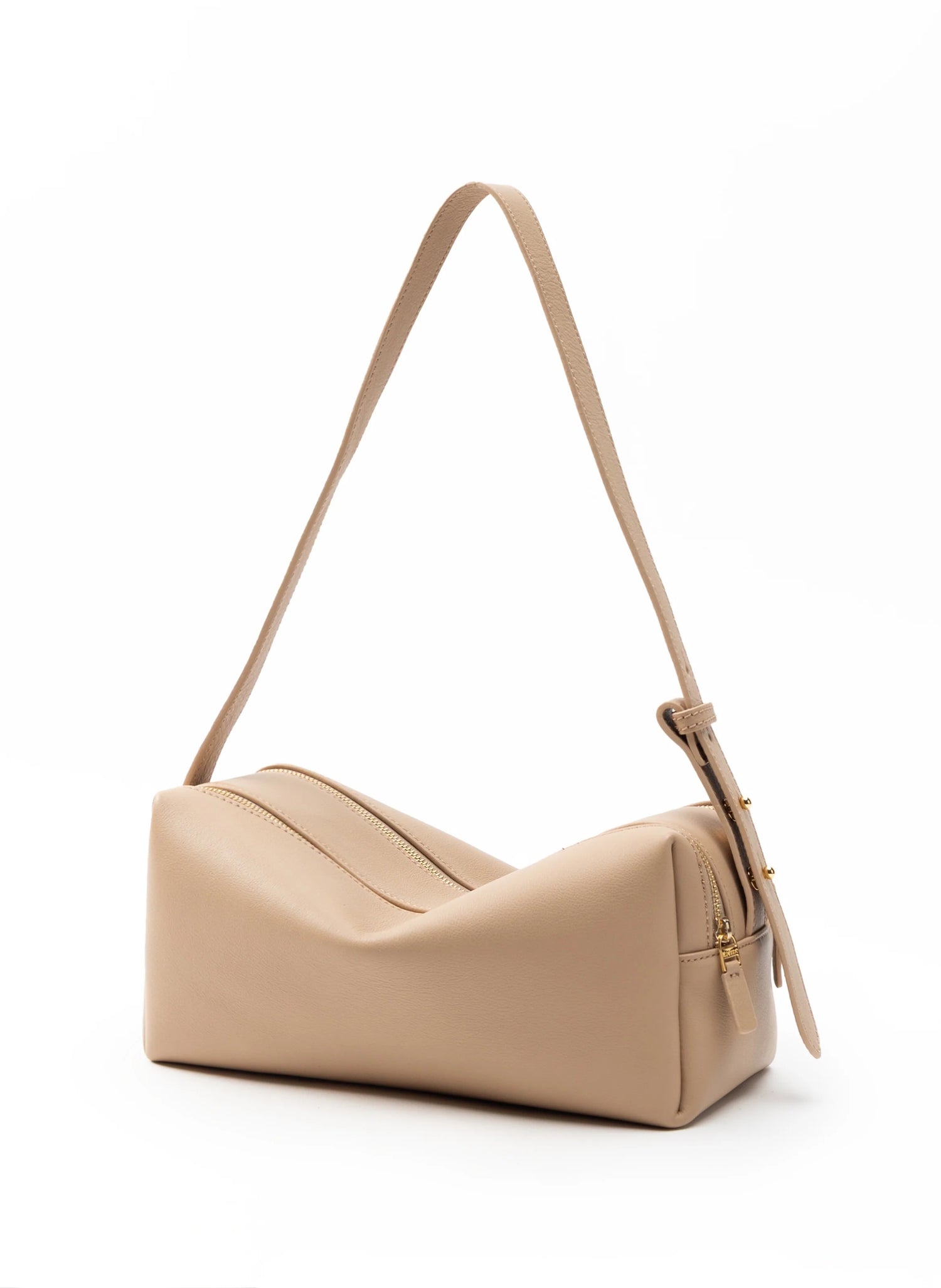Elleme-Trousse leather latte-dgallerystore