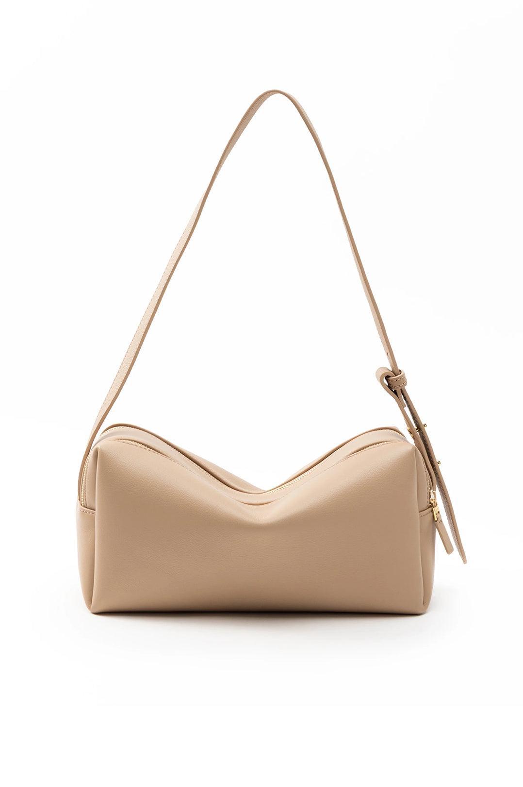 Elleme-Trousse leather latte-dgallerystore