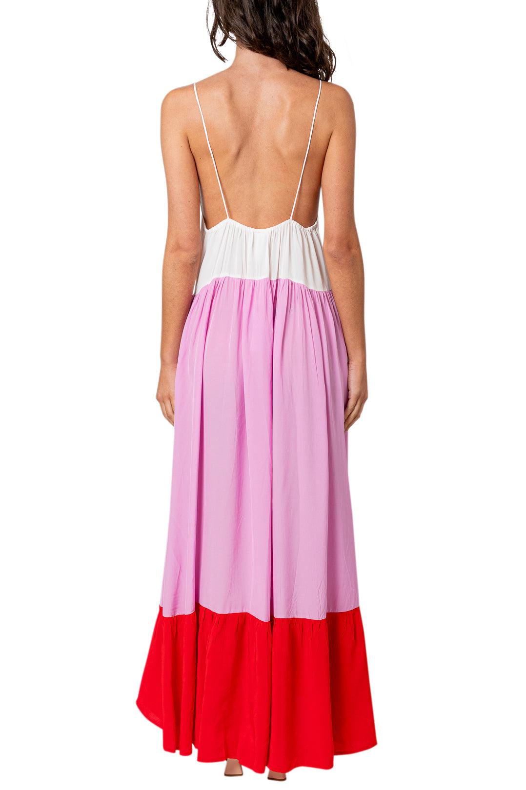 Evarae-Rouched Long Dress-dgallerystore
