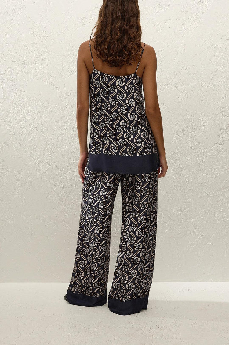 Faithfull-Aina top juanita swirl indigo-dgallerystore