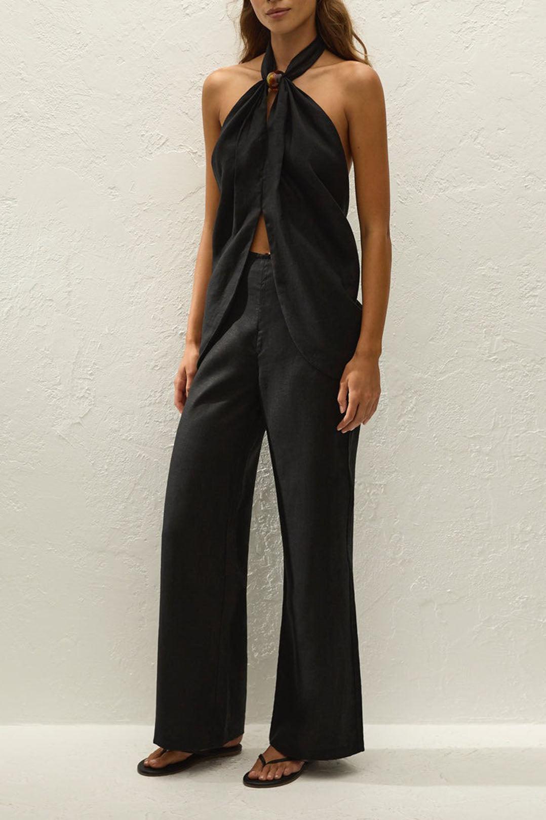 Faithfull-Biba halter top black-dgallerystore