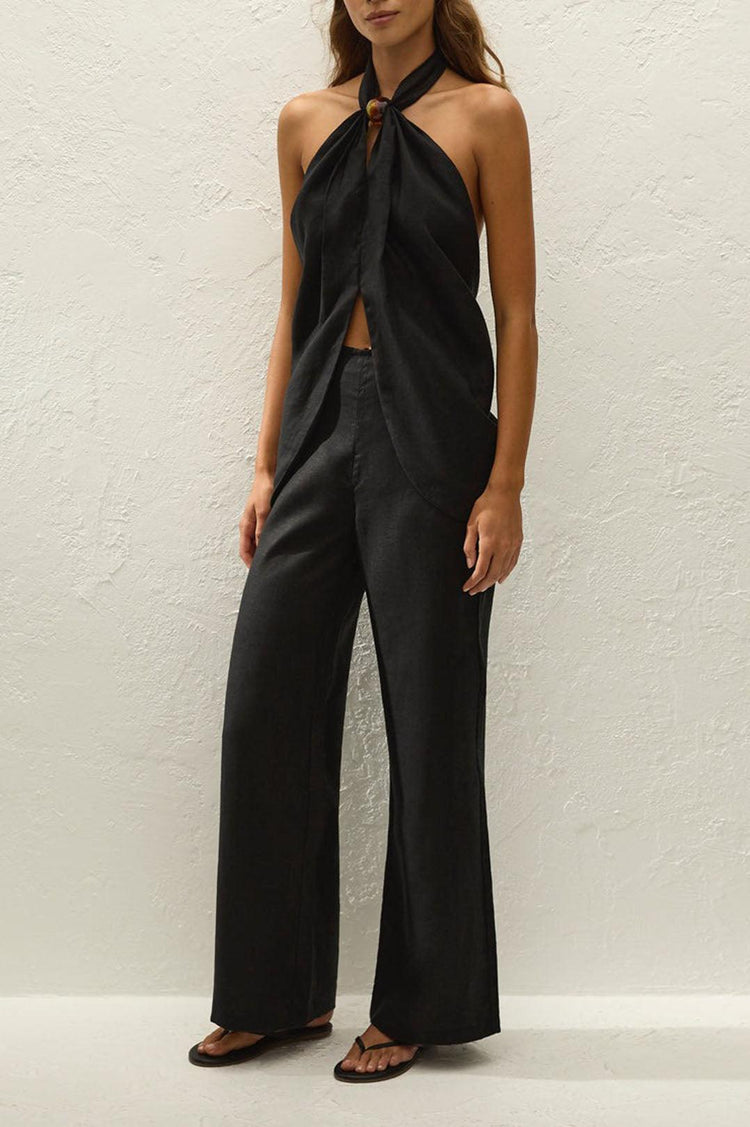 Faithfull-Biba halter top black-dgallerystore