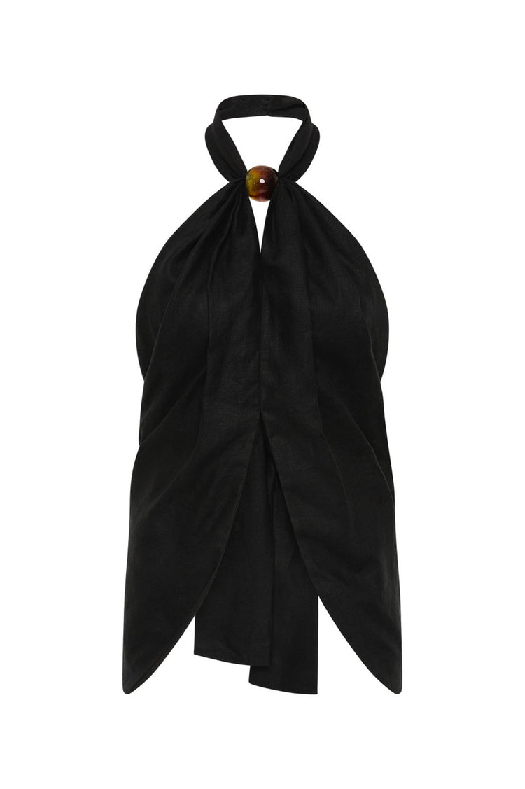 Faithfull-Biba halter top black-dgallerystore