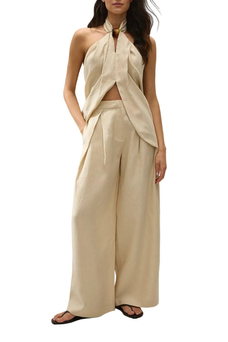 Faithfull-Biba halter top panna-dgallerystore
