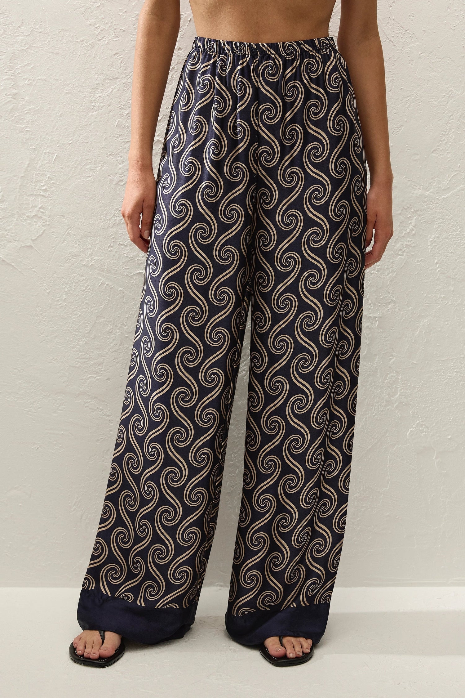 Faithfull-Jensen pant juanita swirl indigo-dgallerystore