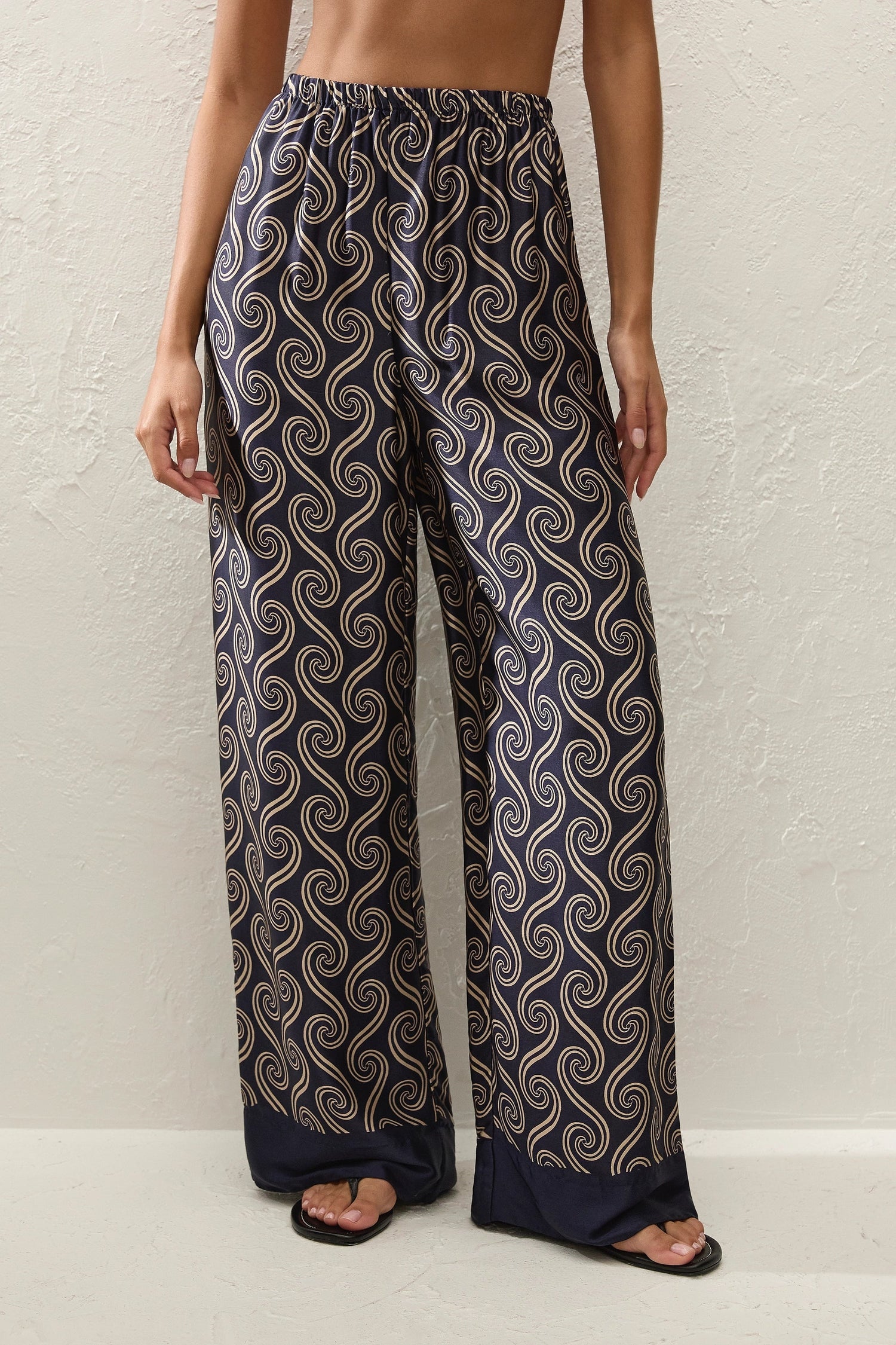 Faithfull-Jensen pant juanita swirl indigo-dgallerystore