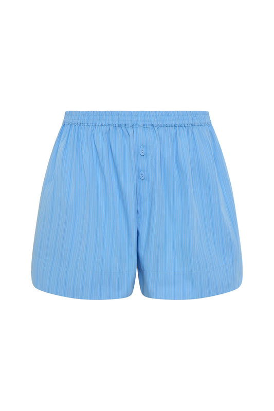 Faithfull-Lonia short mico pinstripe azul-dgallerystore