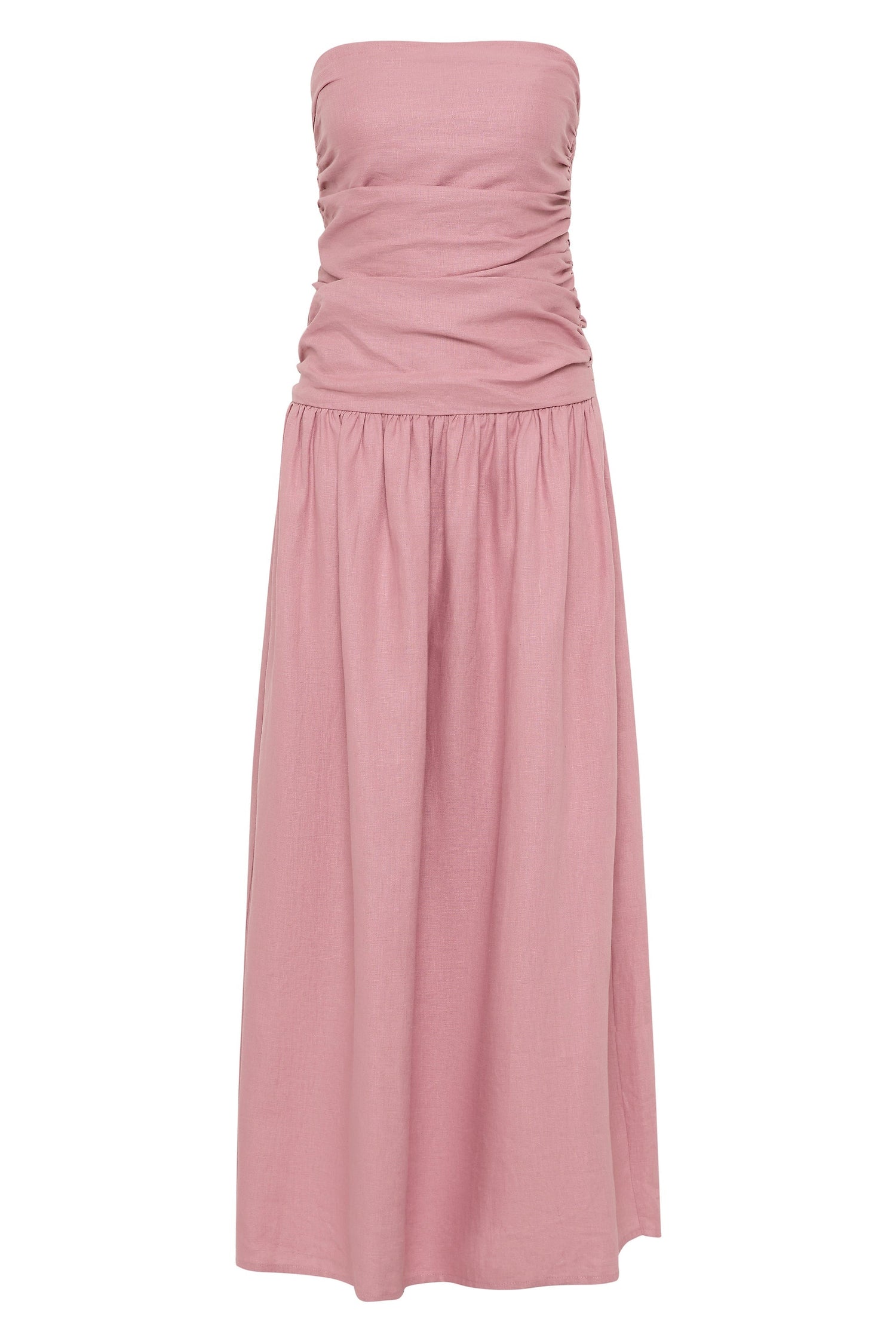 Faithfull-Sacha maxi dress dusty mauve-dgallerystore