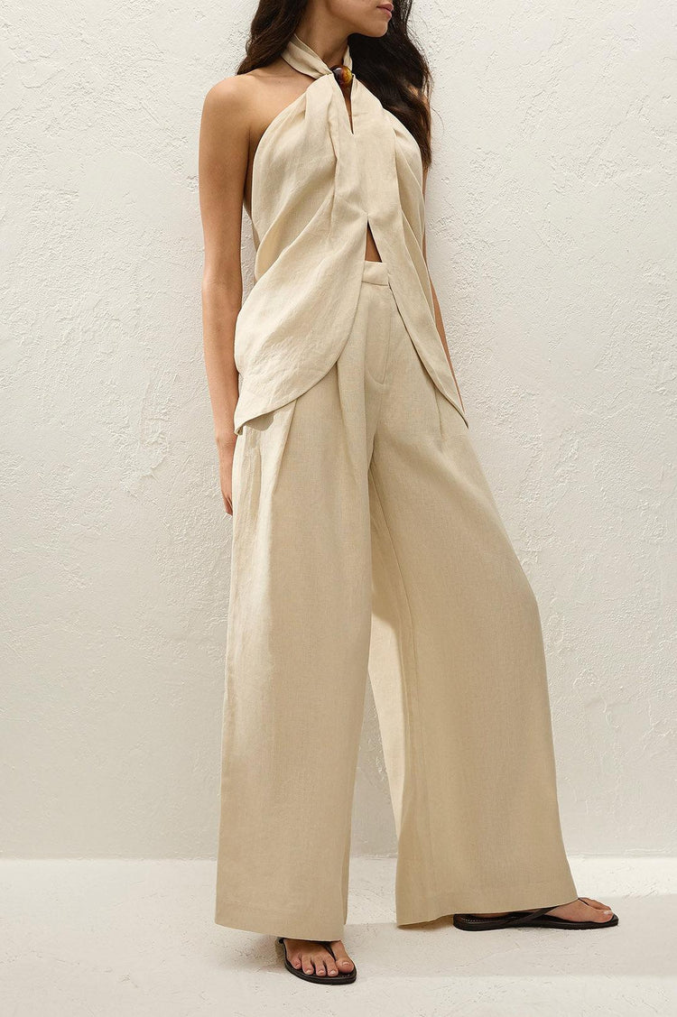 Faithfull-Sofia trouser panna-dgallerystore