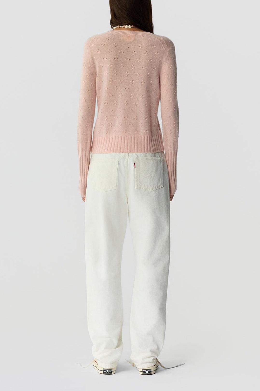 Guest In Residence-Compass shrunken crew powder pink-dgallerystore